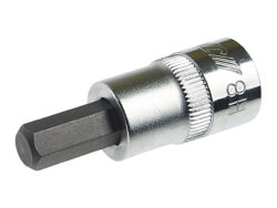 JTC-34708, Головка с насадкой HEX 3/8" х H8, длина 48мм JTC