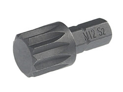 JTC-1162512, Вставка 1/4"DR SPLINE М12x25мм JTC