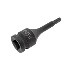 JTC-447906, Головка торцевая ударная HEX 1/2" х H6, длина 78мм