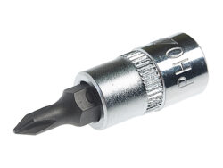 JTC-23900, Головка с насадкой PHILIPS 1/4" х PH.0, длина 37мм JTC