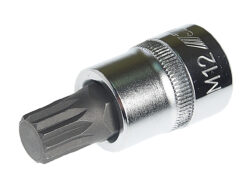 JTC-34512, Головка с насадкой SPLINE 3/8" х М12, длина 48мм JTC