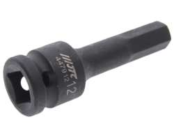 JTC-447912, Головка торцевая ударная HEX 1/2" х H12, длина 78мм