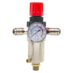 FK-SL4000-04C Фильтр-регулятор с индикатором давления для пневмосистем с б/с(10Мк, 800 л/мин, 0-14bar,раб. температура 5°-60°)
